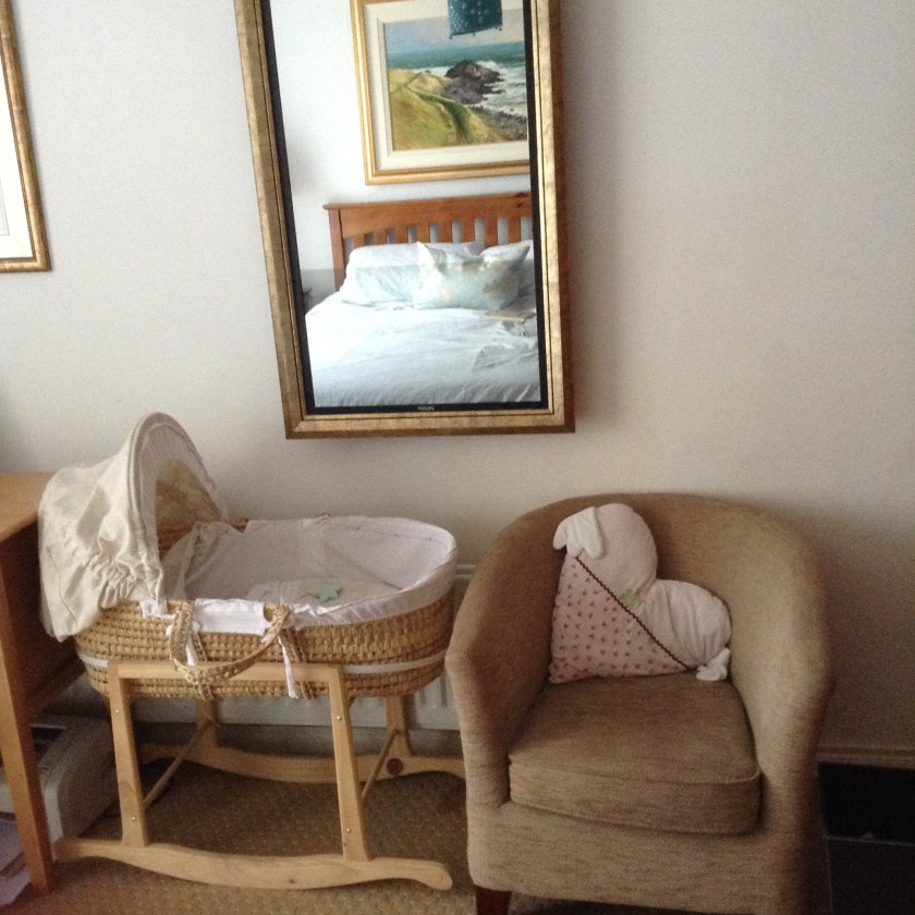 Our £10 Moses basket and stand