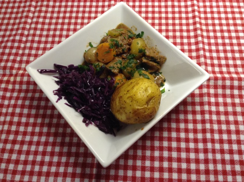 Heart-warming and filling, my Irish and Greek dinner!